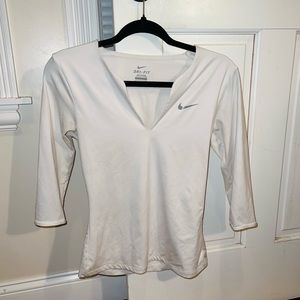 White Nike Dry Fit Top